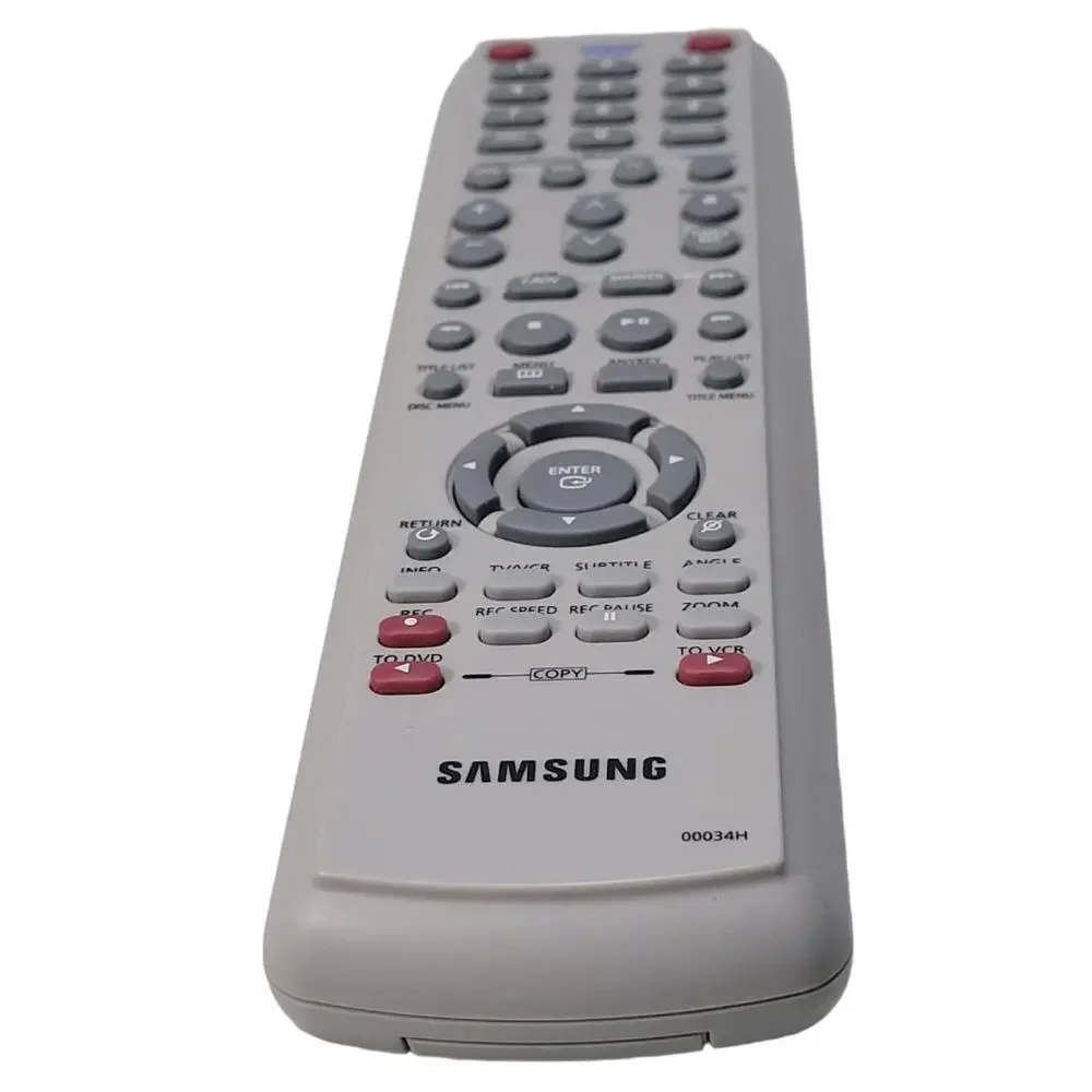 Samsung 00034H Remote Control Replacement For Samsung DVD-VR320 VCR DVD Combo